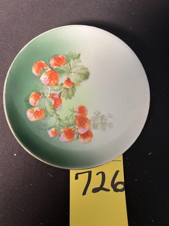 Hand Painted China Fruit Plate Austria Ca. 1900