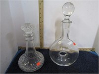 2-- LIQUOR DECANTERS