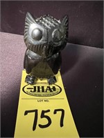 Gold Sheen Obsidian Owl 3.75"