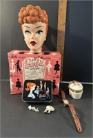 Barbie Mug, Barbie Tin, Barbie Watch In Case