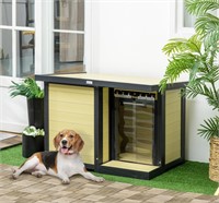 $120 Outdoor Indoor Dog House with Openable Top