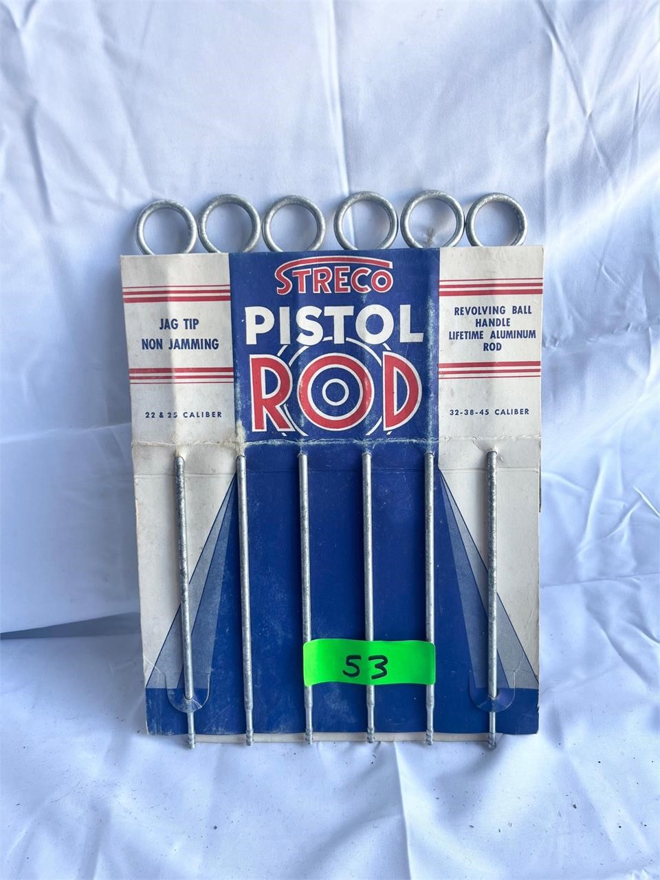 Streco Pistol Rod Display Card