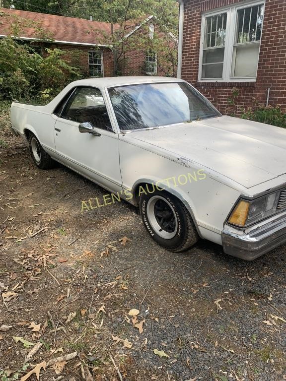 1982 CHEVROLET EL CAMINO