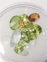 $240  Genuine Gemstone (Ame, Peridot, Moonstonee,