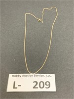 Necklace marked 14K 1.66g