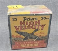 Vintage Peter's High Velocity shotgun shells