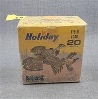 Vintage Holiday Field load 20 ga. Box ONLY,