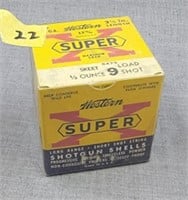 Vintage Western Super X 410 ga. Shell box, full