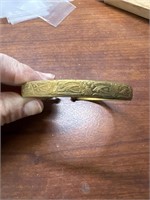 Vintage bronze bracelet marked 114ct