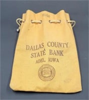 Dallas County Iowa Adel, Iowa bank bag