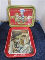 COCA COLA & CAMPBELL'S SOUP TRAYS