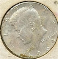 1964 Kennedy Half Dollar - No Mint Mark
