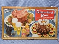Large Vintage Griesedieck Bros. Premium Light