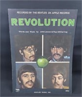 The Beatles "revolution" sheet music