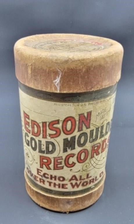 Edison cylinder record Earlham, Iowa, J.F. Hanson