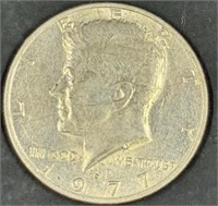 1977- D Kennedy Half Dollar