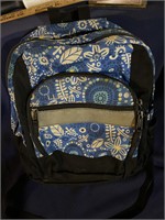 L.L. Bean youth backpack with flowers