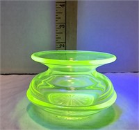 Uranium Glass Spittoon