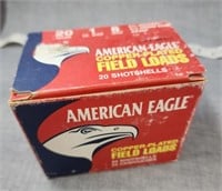 1 Box American Eagle 20 ga. Shotgun shells, full