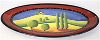 "Tuscan Hills" Handmade Naylor Art Plate