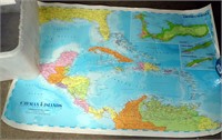 Cayman Island Caribbean & Central America Map