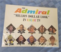 The Admiral Million Dollar Look in Color TV