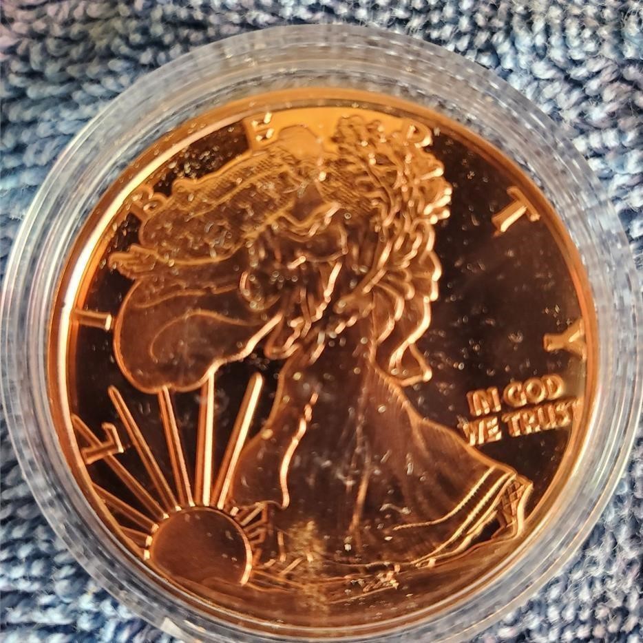 Liberty Copper Round 1 OZ.