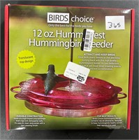 Birds Choice 12oz Hummerfest Hummingbird Feeder