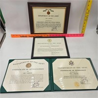 Military Certificates