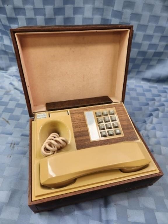 Vintage Deco-Tel personal push button telephone