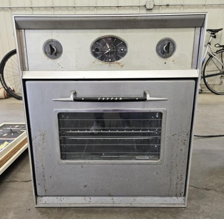 1950s Mid Century Tappan Visualite electric oven.