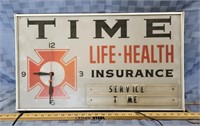 Time Life-Health Insurance wall clock