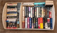 Lot of Books & Storage Bin