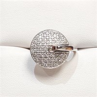 $120 Silver CZ Ring