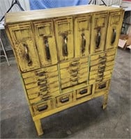 Vintage all metal stacking file storage cabinet!
