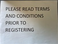 TERMS AND CONDITIONS - PLEASE READ