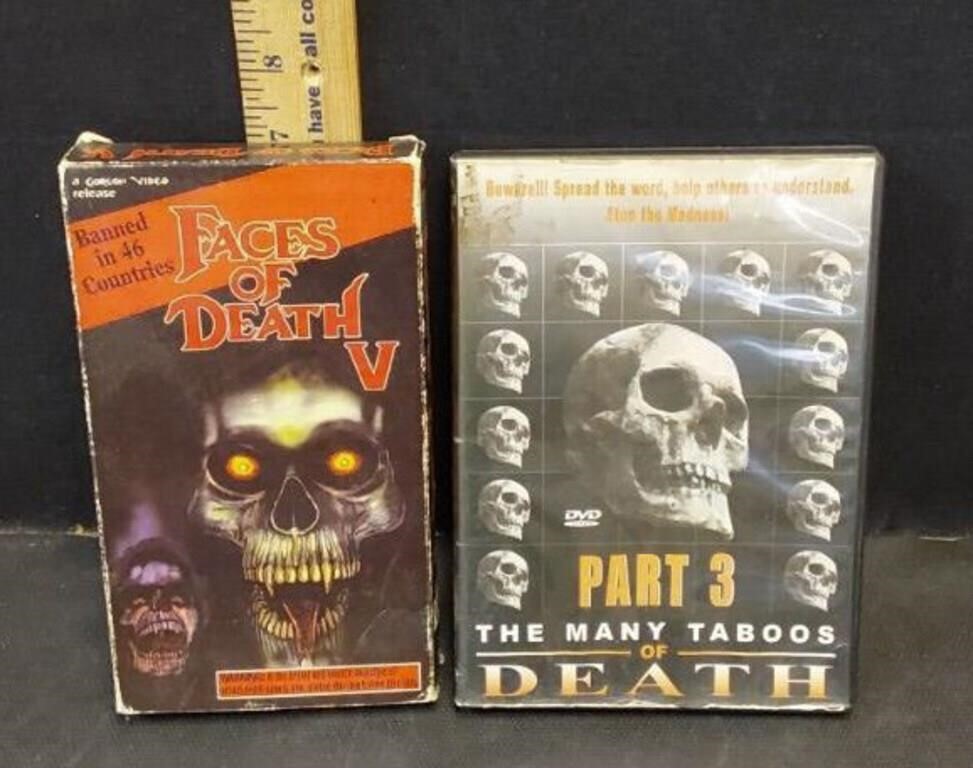 FACES OF DEATH 5 VHS AND THE MANY TABOO OF DEATH