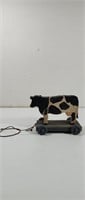 Wooden Cow Pull Toy