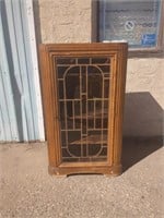 Vintage china cabinet with glass door