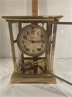 Antique Seth Thomas Brass & Glass Carriage Clock