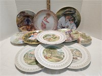 (12) Collectable Plates