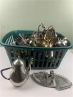 Large collection of silverplate