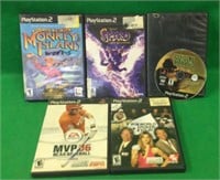 PS2 games escape from monkey island, Spyro a new