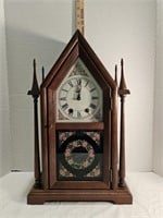 Vintage 1974 Gothic Steeple Clock