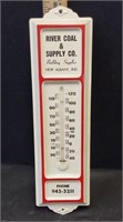 RIVER COAL & SUPPLY CO. NEW ALBANY Thermometer..