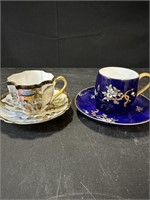 Vintage Japanese Tea Cups and Saucers