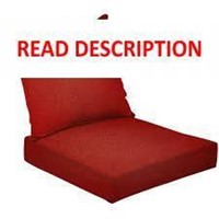 $99  2-piece Deep Seating Cushion Set Cement Red p