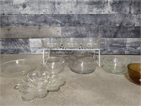 Miscellaneous glass bowls