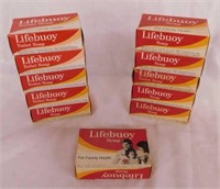 11 bars vintage Lifebuoy soap in original boxes