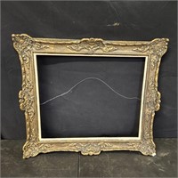 Ornate wooden picture frame